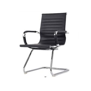 West Home Stainless Steel Visitor Chair - Color Black - Model-WH-101V.