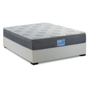 West Home Cool Max Euro Top Pocket Spring Mattress – Double Size - Thickness - 28 cm - L x W - ( 120 x 190 ) - 5 Year Brand Warranty