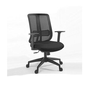 West Home Low Back Office Chair, Mesh Back, Comfortable Seat compact design, Black Wheel Frame H x W x D ( 95 x 55 x 55) cm - Color Black - Model-WH-168B