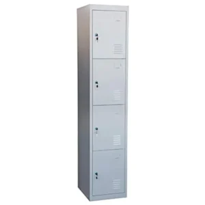 West Home Four Doors Steel Locker Cabinet, H x W x L (183 x 45 x 45 ) cm - Color - Gray – Model- WH - SCT4 - No Warranty and No Installation