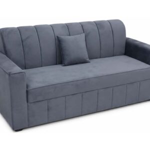Lopez Premium Velvet Upholstered 3 Seater Sofa with Cushion